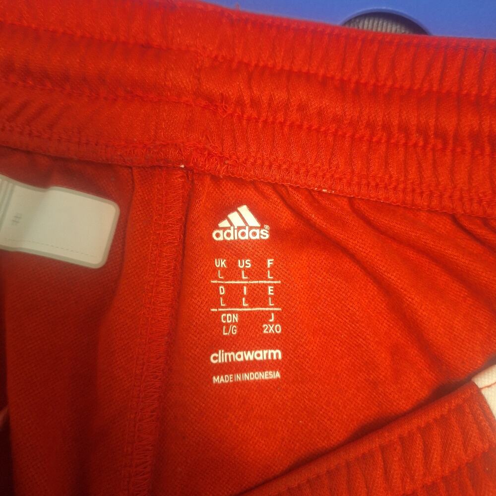 Miami University Redhawks Adidas Red ClimaWarm Performance Sweatpants Large NEW